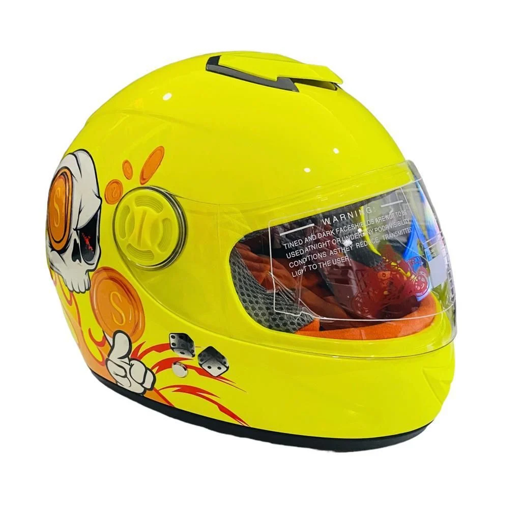 FREE-M SY118 SARI FULL FACE ÇOCUK KASKI 